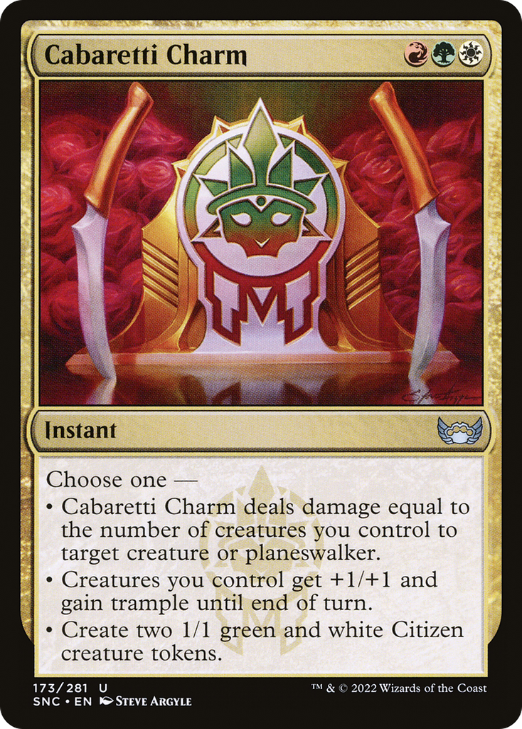 Magic: The Gathering - Cabaretti Charm Foil - Streets of New Capenna