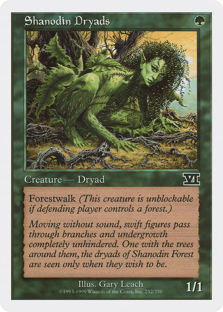 Magic: The Gathering - Shanodin Dryads - Classic Sixth Edition