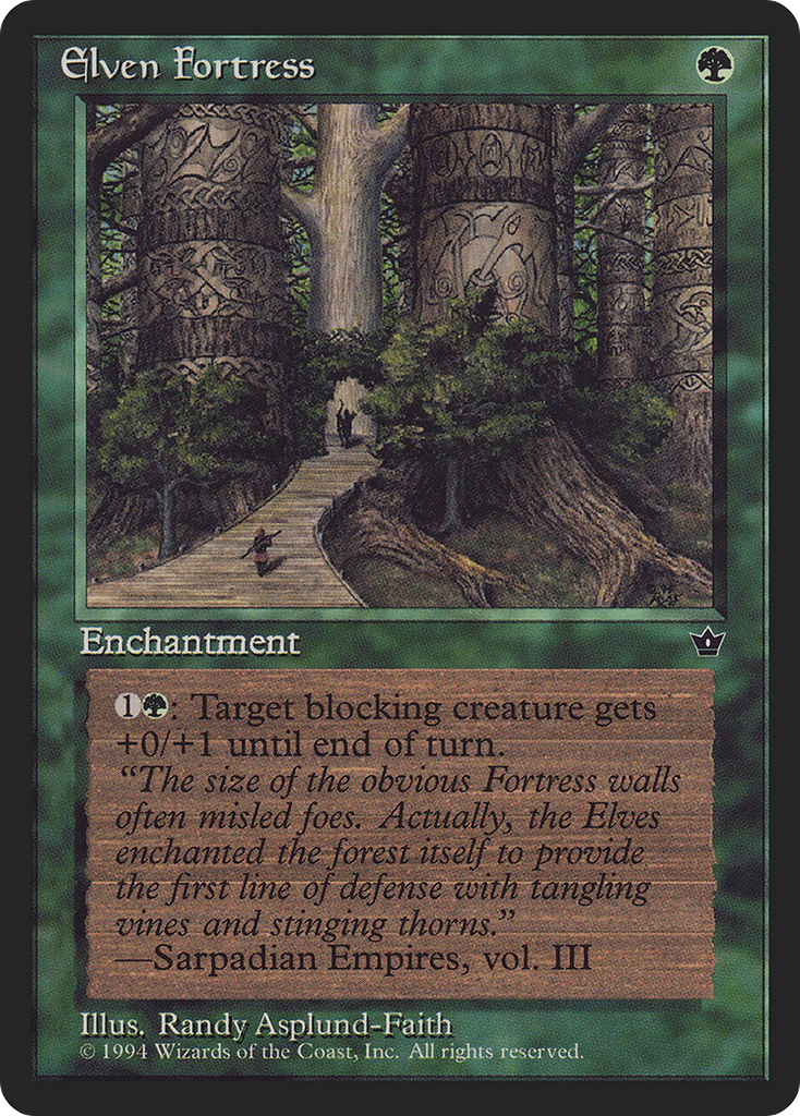 Magic: The Gathering - Elven Fortress - Fallen Empires