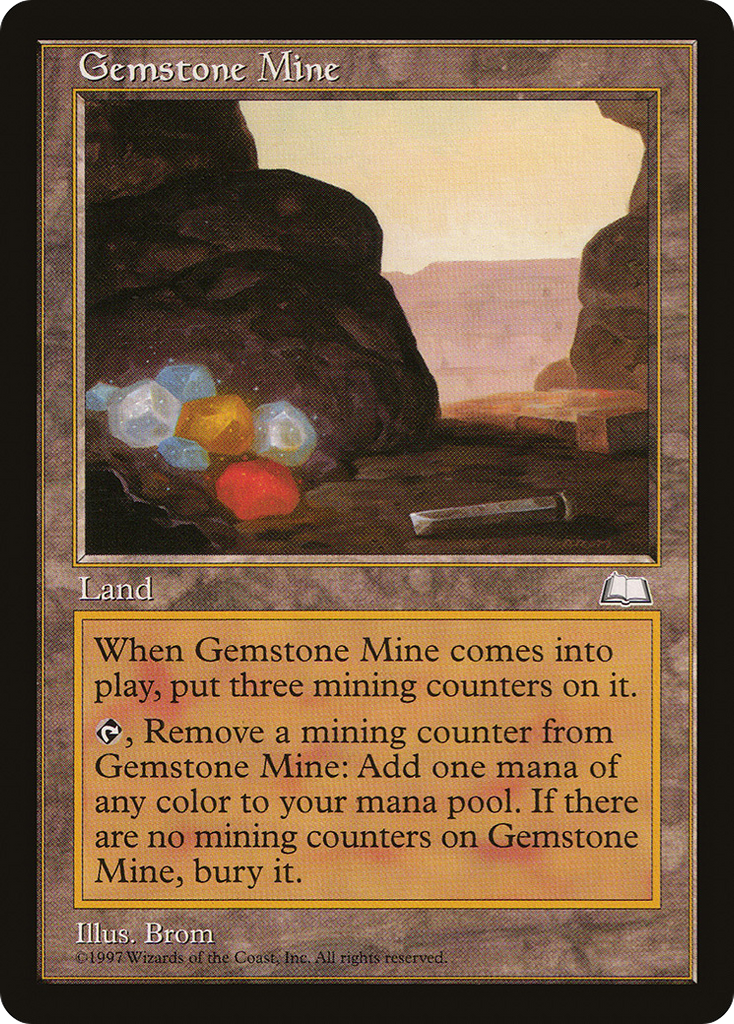 Magic: The Gathering - Gemstone Mine - Weatherlight