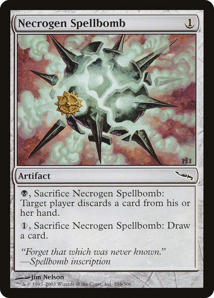 Magic: The Gathering - Necrogen Spellbomb - Mirrodin