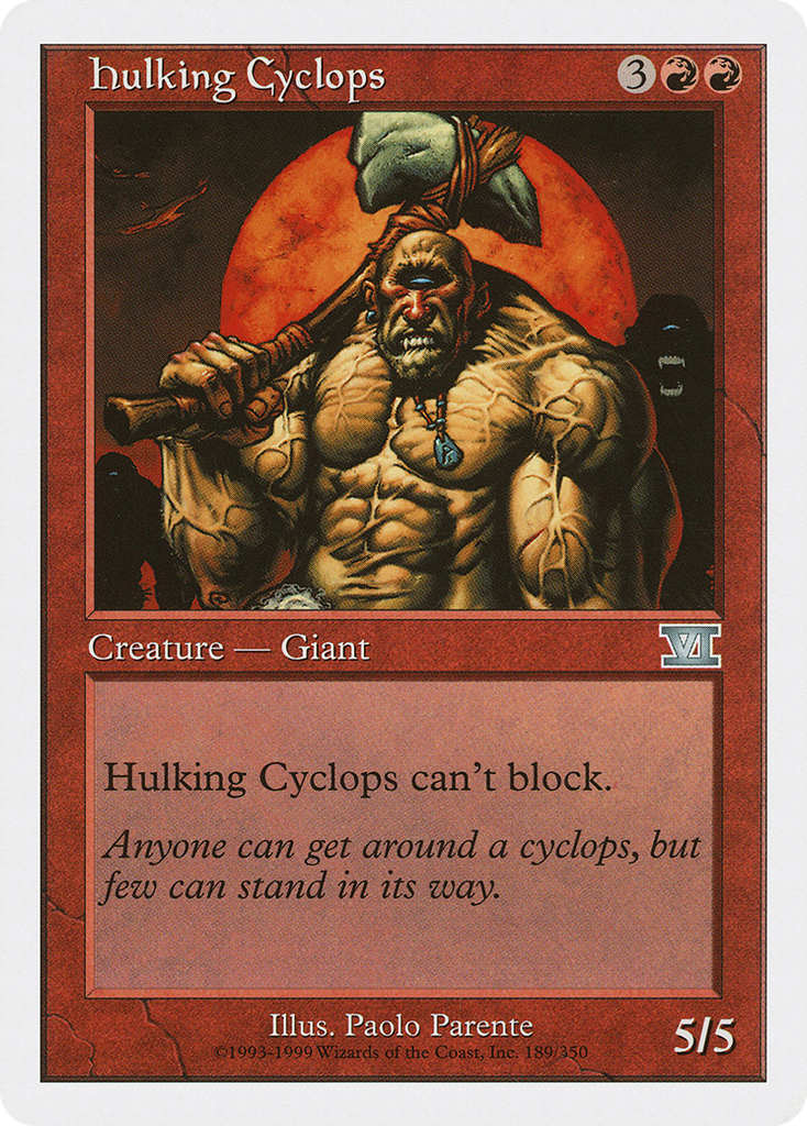 Magic: The Gathering - Hulking Cyclops - Classic Sixth Edition