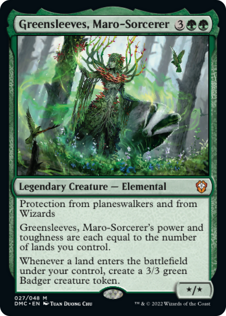 Magic: The Gathering - Greensleeves, Maro-Sorcerer - Dominaria United Commander