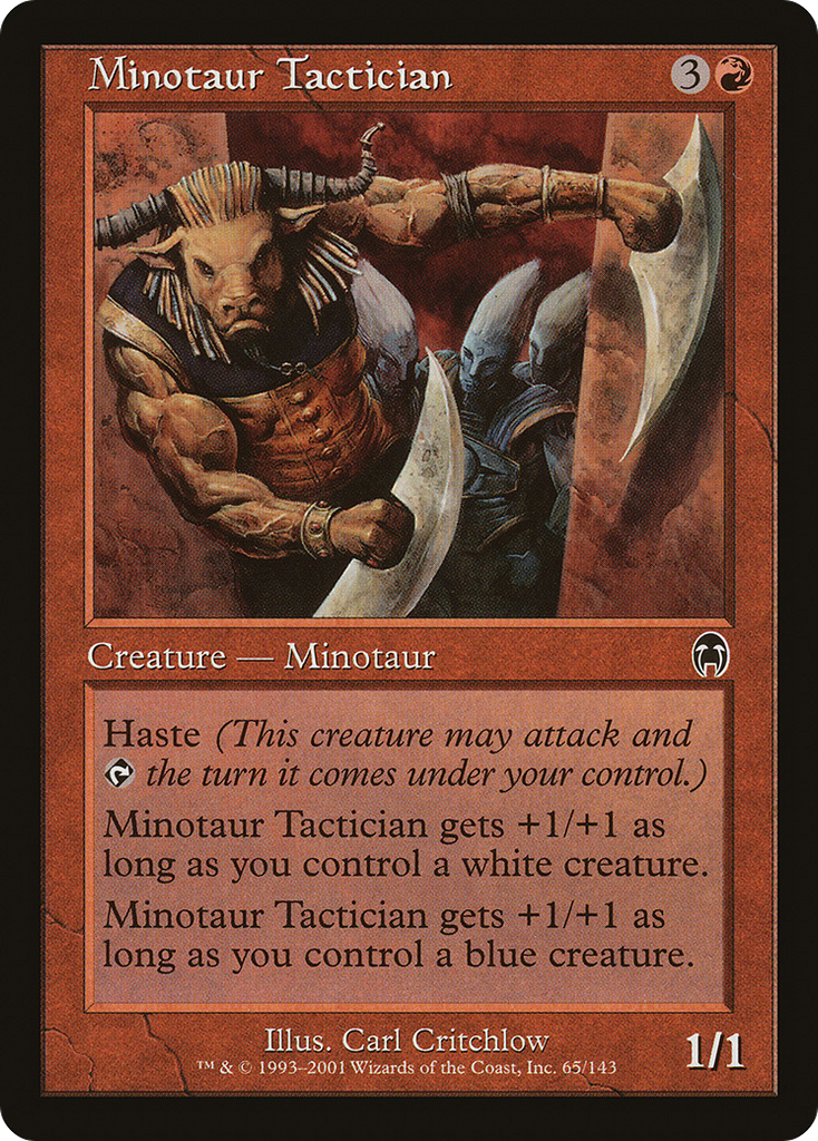 Magic: The Gathering - Minotaur Tactician - Apocalypse