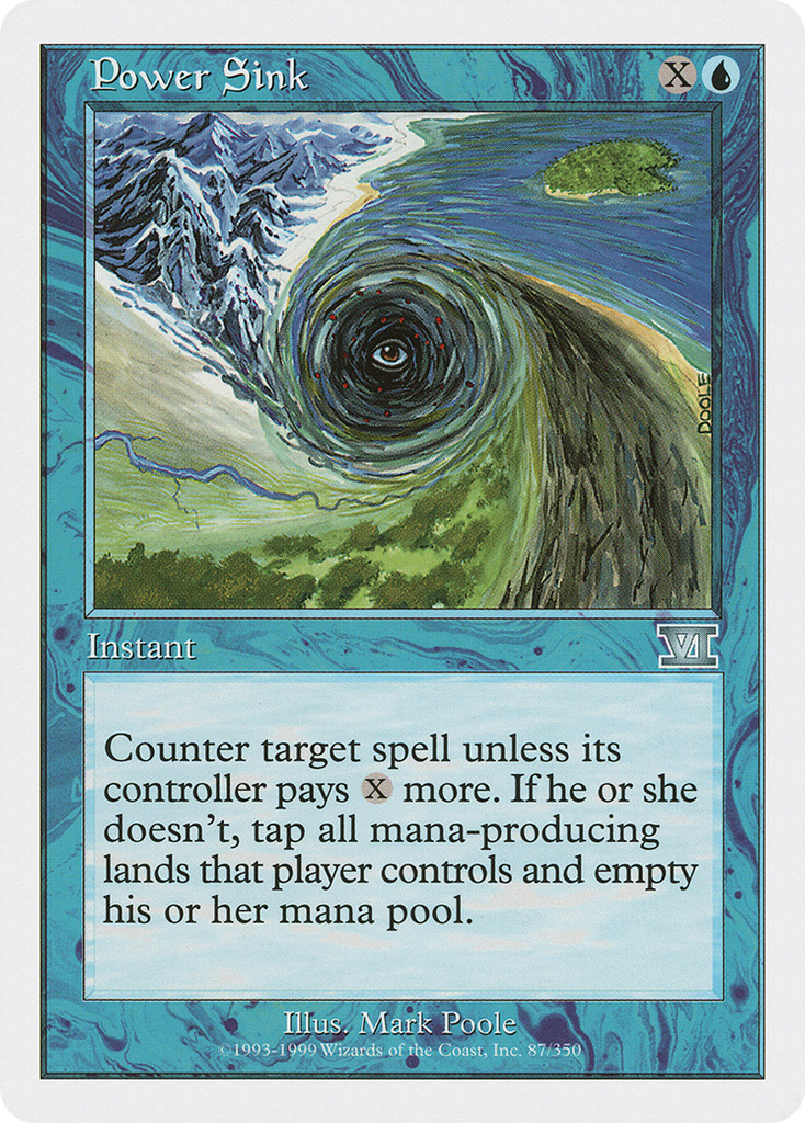 Magic: The Gathering - Power Sink - Classic Sixth Edition