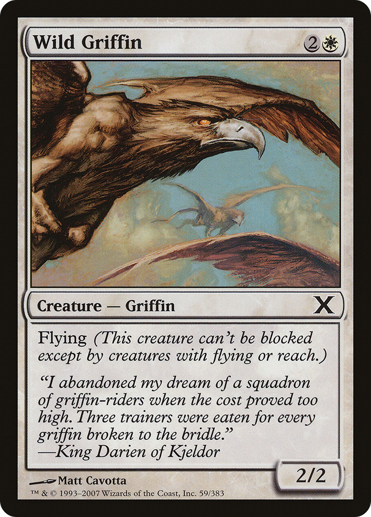 Magic: The Gathering - Wild Griffin - Tenth Edition