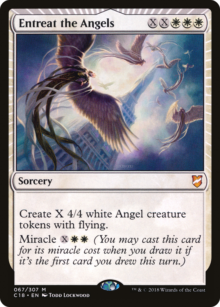 Magic: The Gathering - Entreat the Angels - Commander 2018