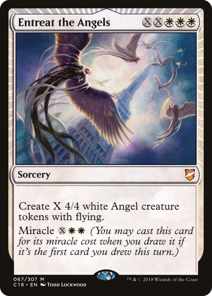 Magic: The Gathering - Entreat the Angels - Commander 2018