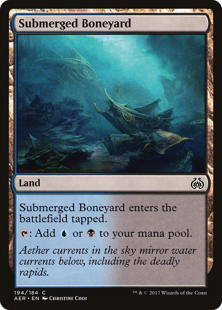 Magic: The Gathering - Submerged Boneyard - Aether Revolt