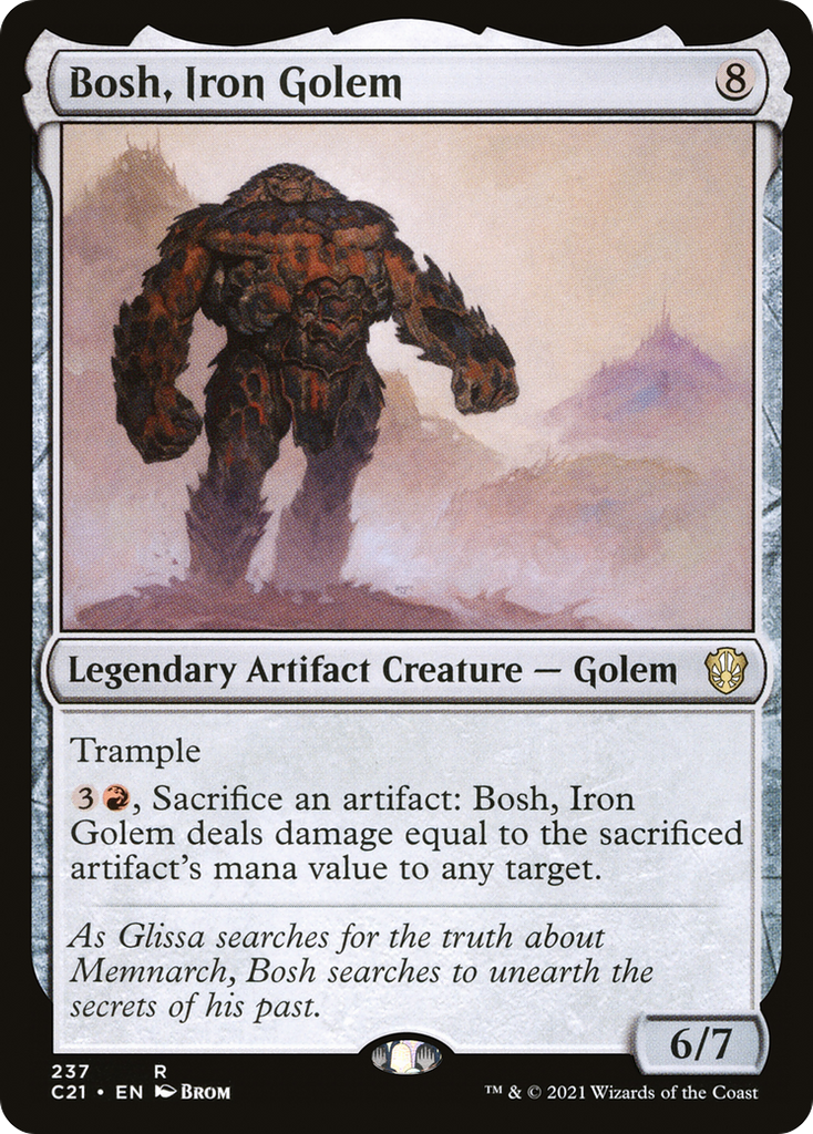 Magic: The Gathering - Bosh, Iron Golem - Commander 2021