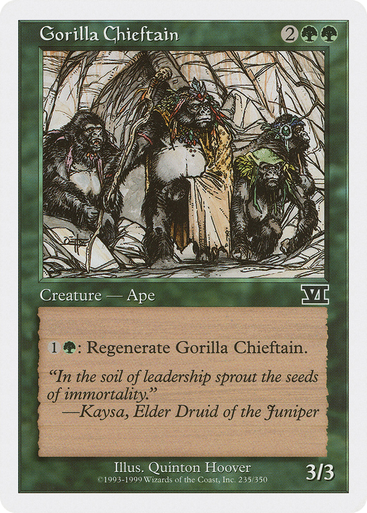 Magic: The Gathering - Gorilla Chieftain - Classic Sixth Edition