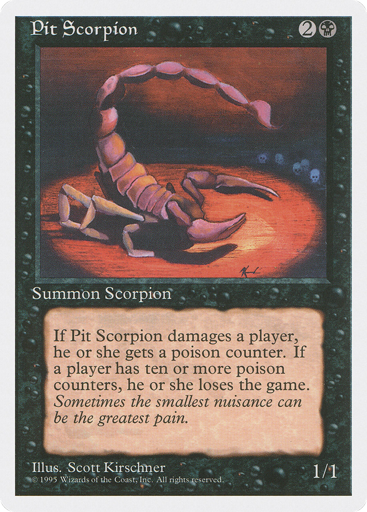 Magic: The Gathering - Pit Scorpion - Fourth Edition