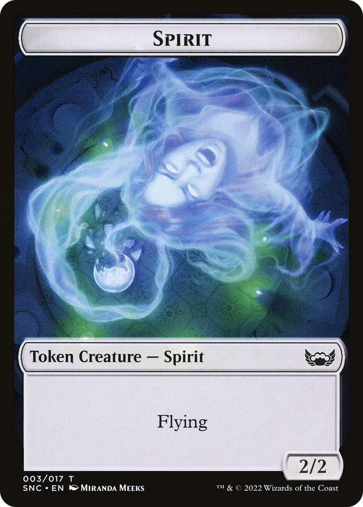Magic: The Gathering - Spirit Token - Streets of New Capenna Tokens