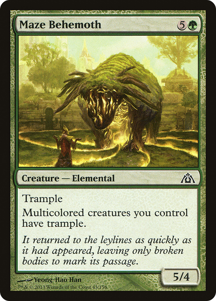 Magic: The Gathering - Maze Behemoth - Dragon's Maze