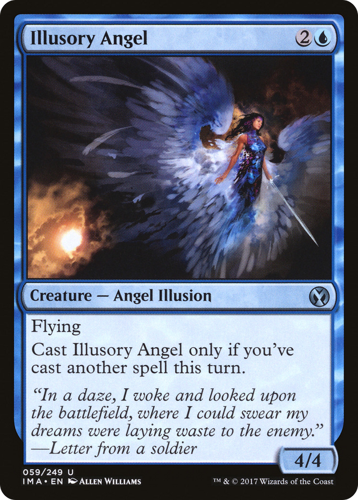 Magic: The Gathering - Illusory Angel - Iconic Masters