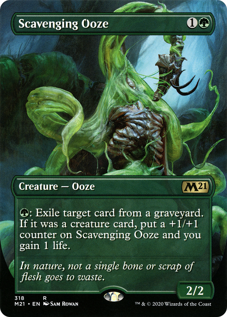 Magic: The Gathering - Scavenging Ooze Foil - Core Set 2021