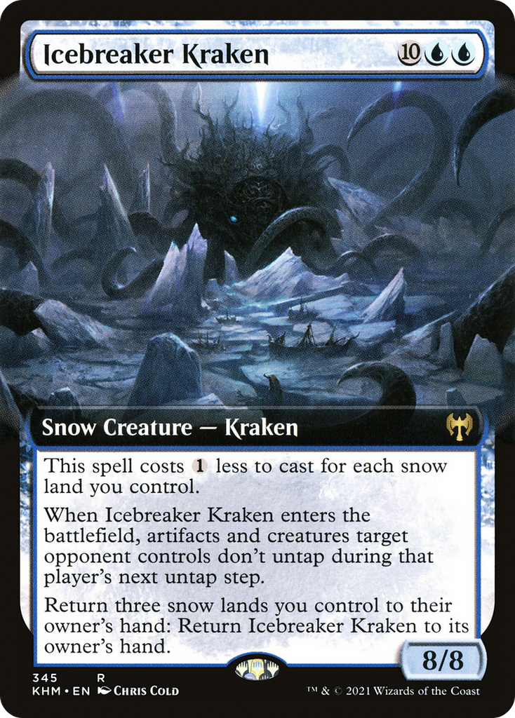 Magic: The Gathering - Icebreaker Kraken Foil - Kaldheim
