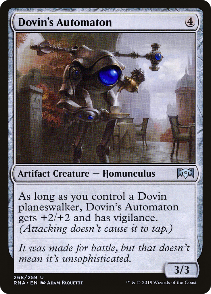 Magic: The Gathering - Dovin's Automaton - Ravnica Allegiance