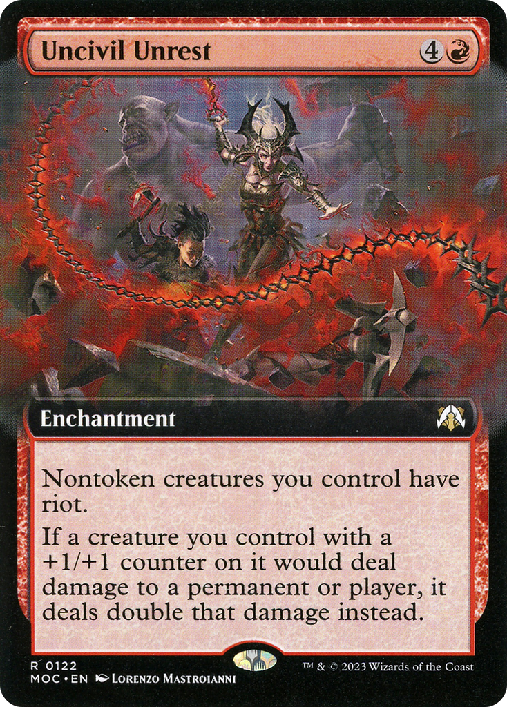 Magic: The Gathering - Uncivil Unrest Foil - March of the Machine Commander