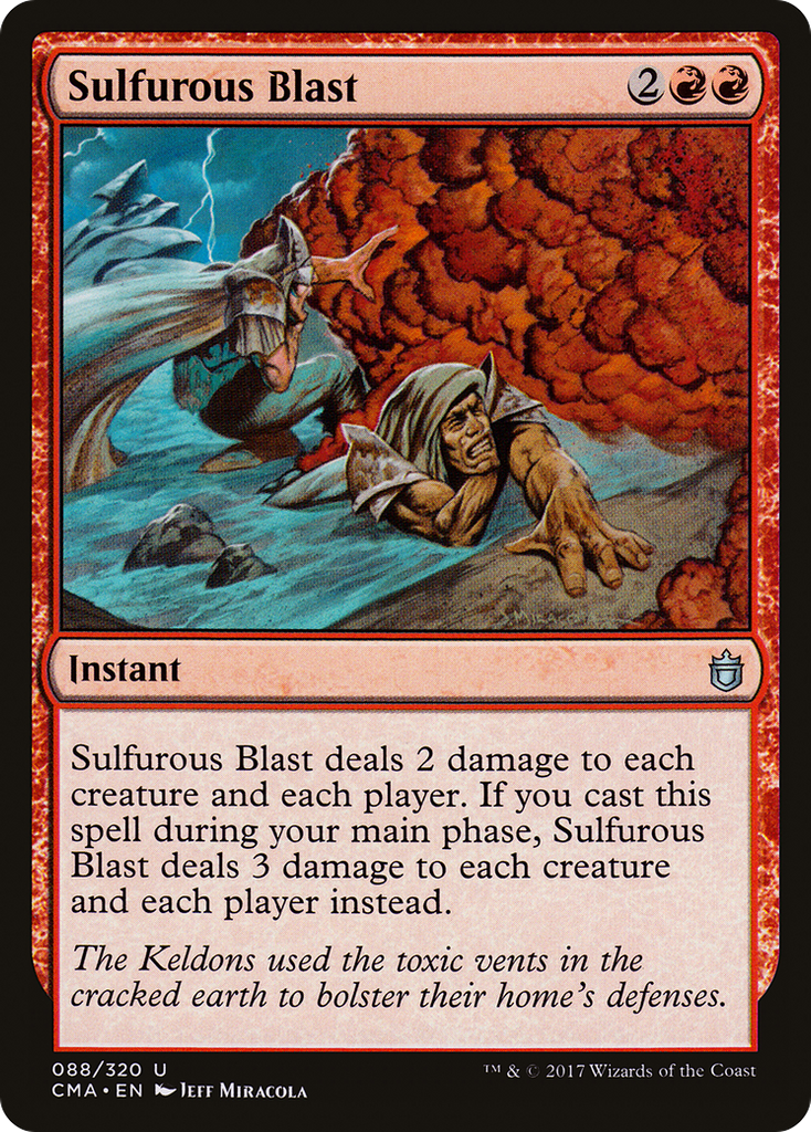 Magic: The Gathering - Sulfurous Blast - Commander Anthology