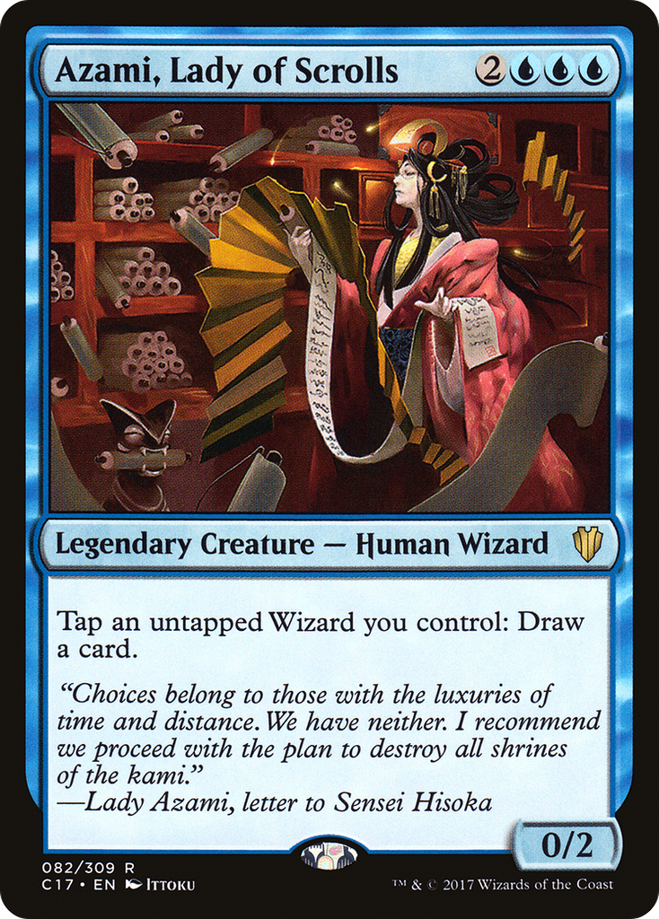 Magic: The Gathering - Azami, Lady of Scrolls - Commander 2017