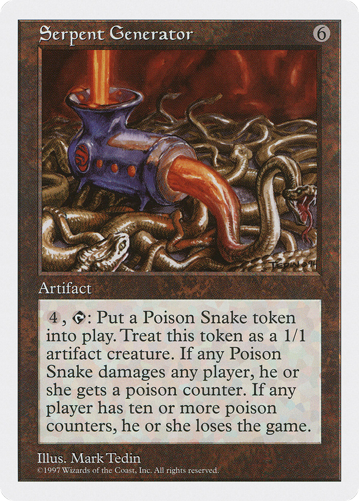 Magic: The Gathering - Serpent Generator - Fifth Edition