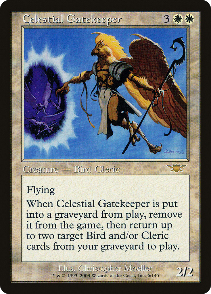Magic: The Gathering - Celestial Gatekeeper - Legions