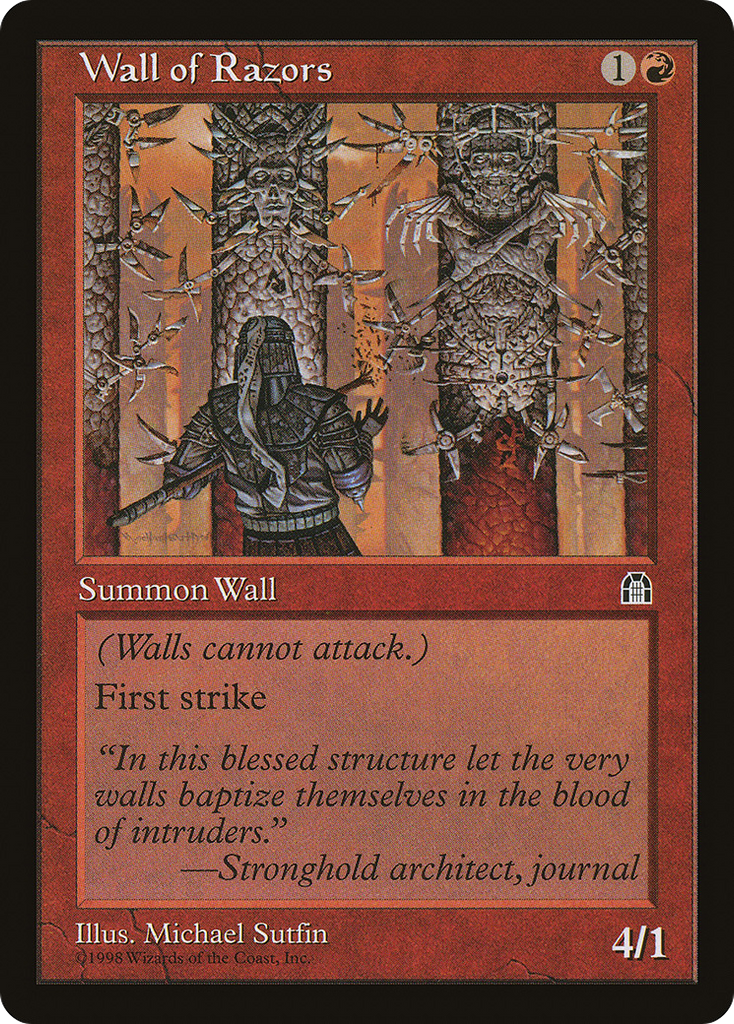 Magic: The Gathering - Wall of Razors - Stronghold