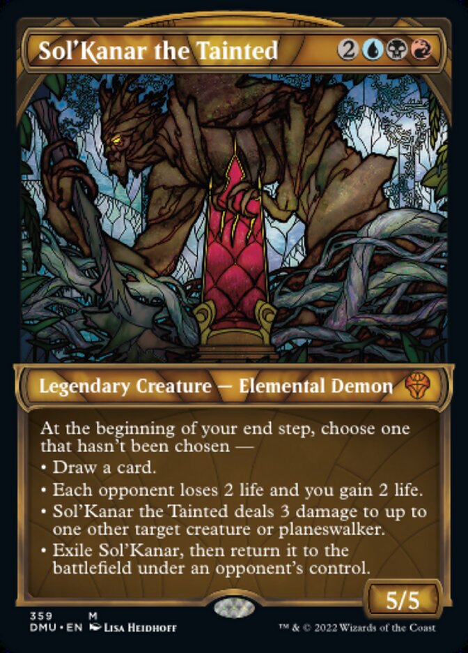 Magic the Gathering - Sol'Kanar the Tainted Foil - Dominaria United