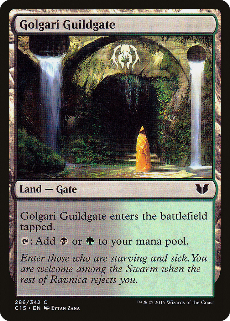 Magic: The Gathering - Golgari Guildgate - Commander 2015