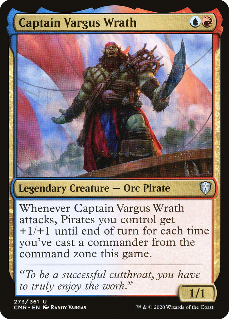 Magic: The Gathering - Captain Vargus Wrath - Commander Legends