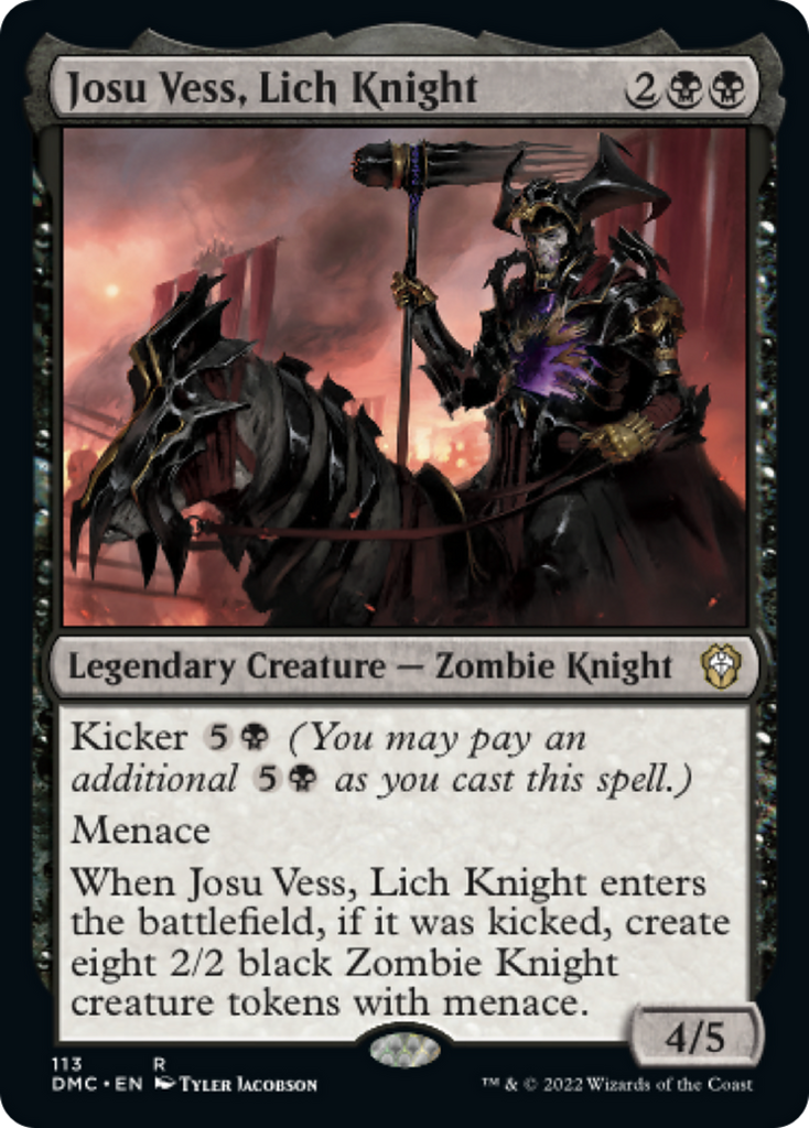 Magic: The Gathering - Josu Vess, Lich Knight - Dominaria United Commander