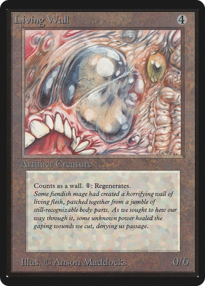 Magic: The Gathering - Living Wall - Limited Edition Beta