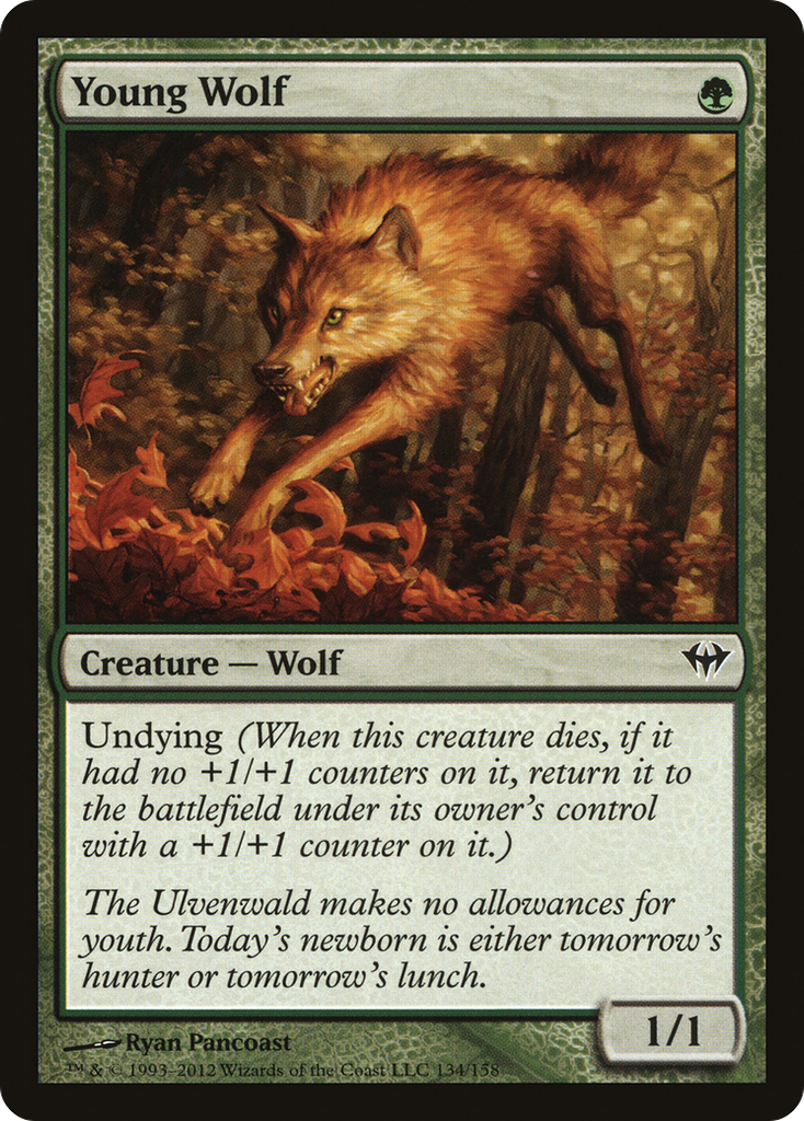 Magic: The Gathering - Young Wolf - Dark Ascension