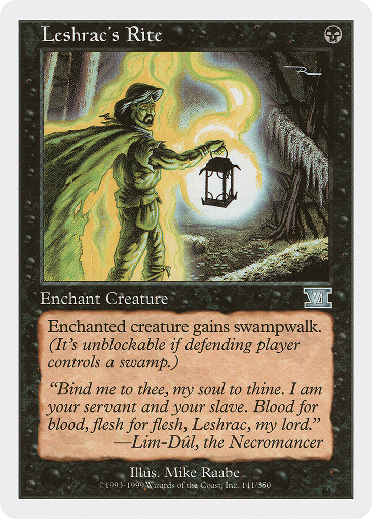 Magic: The Gathering - Leshrac's Rite - Classic Sixth Edition