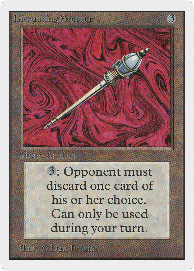 Magic: The Gathering - Disrupting Scepter - Unlimited Edition