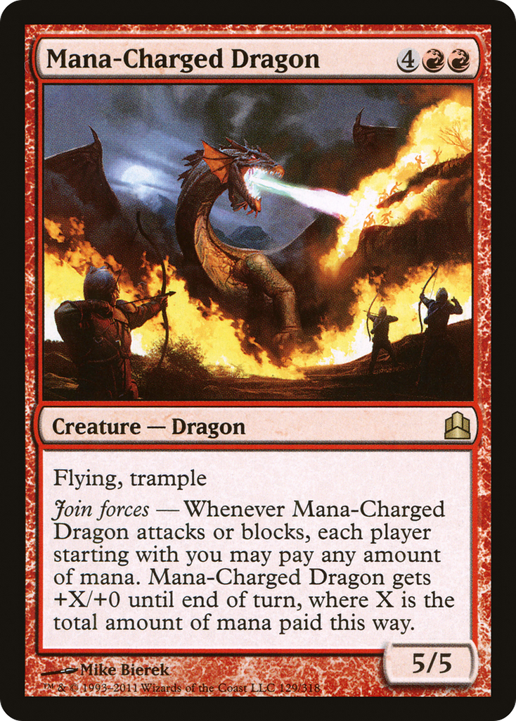Magic: The Gathering - Mana-Charged Dragon - Commander 2011
