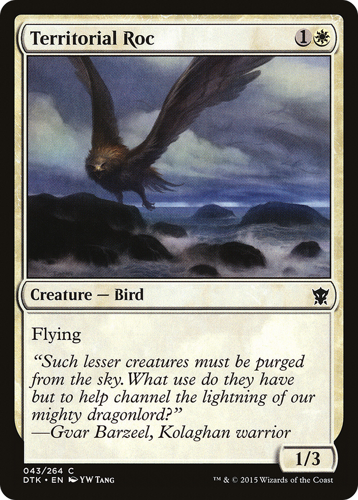 Magic: The Gathering - Territorial Roc - Dragons of Tarkir