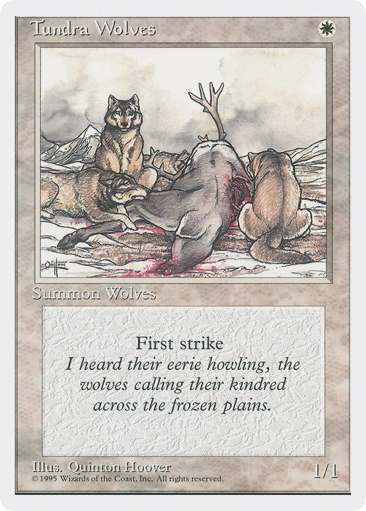 Magic: The Gathering - Tundra Wolves - Fourth Edition