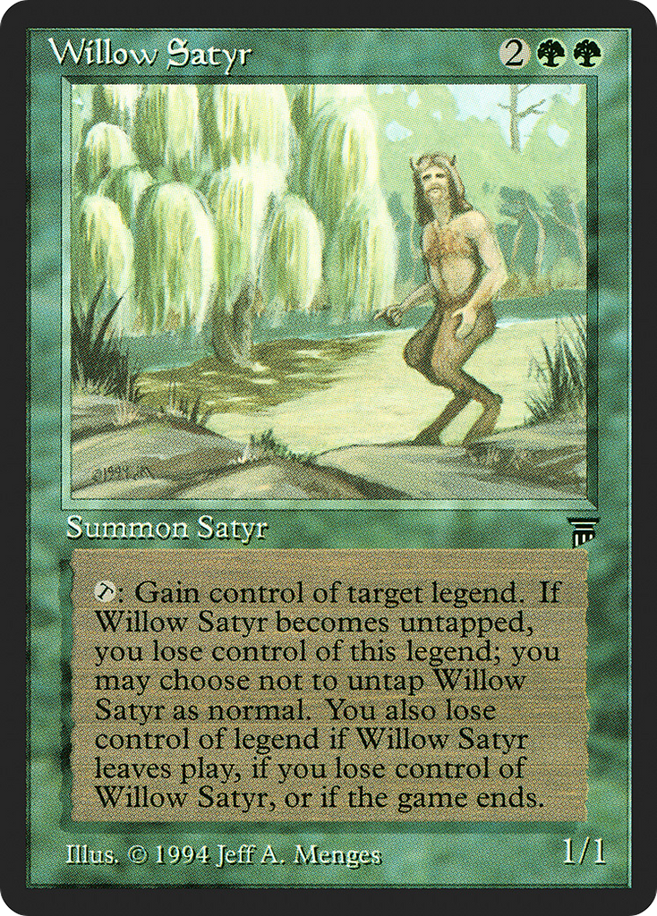 Magic: The Gathering - Willow Satyr - Legends