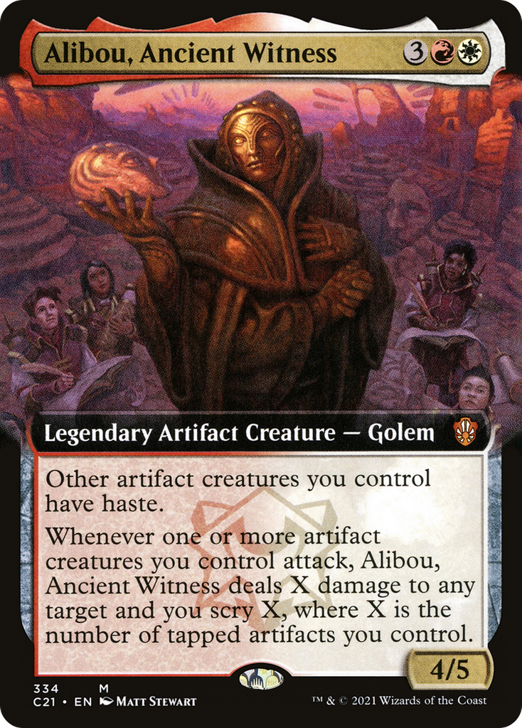 Magic: The Gathering - Alibou, Ancient Witness - Commander 2021