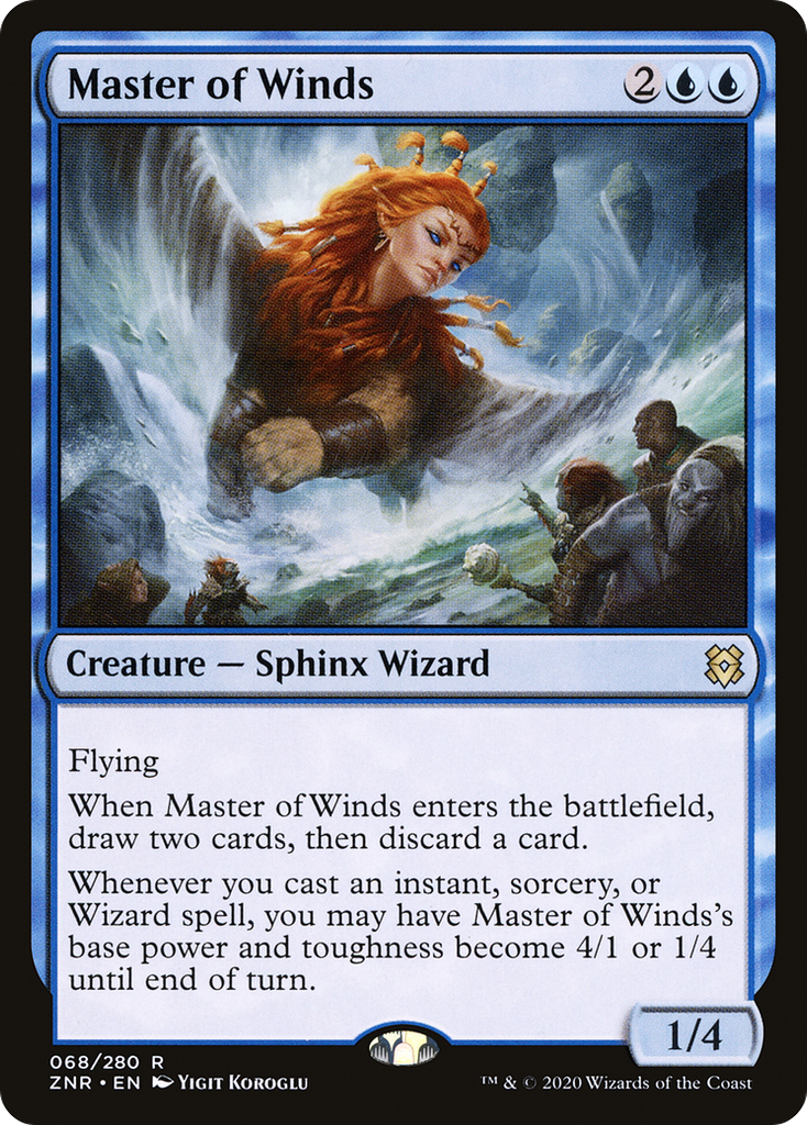 Magic: The Gathering - Master of Winds Foil - Zendikar Rising