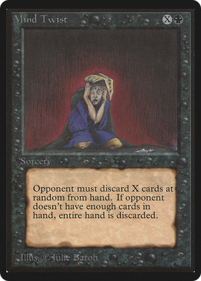 Magic: The Gathering - Mind Twist - Limited Edition Beta