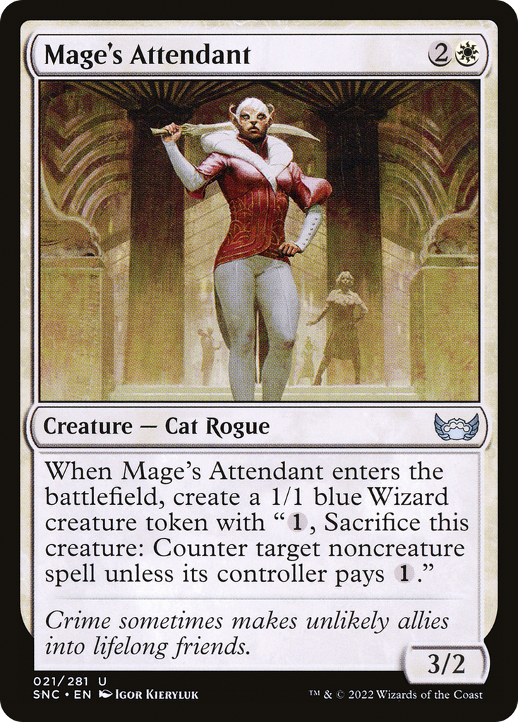 Magic: The Gathering - Mage's Attendant - Streets of New Capenna