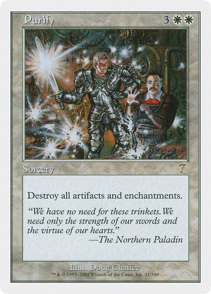 Magic: The Gathering - Purify - Seventh Edition