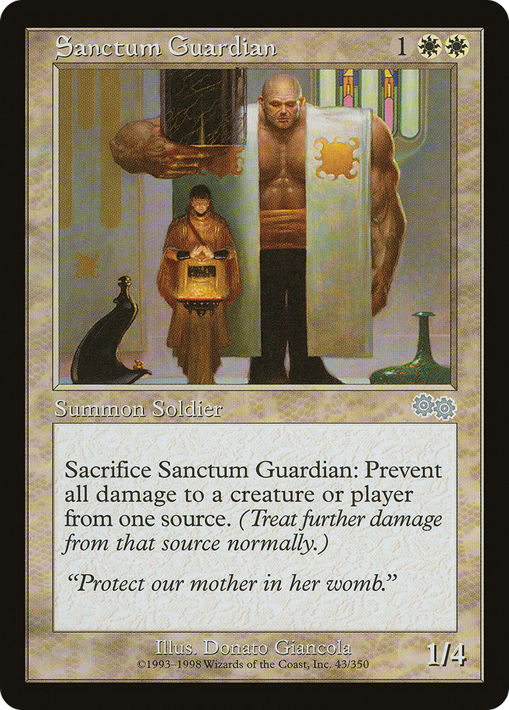 Magic: The Gathering - Sanctum Guardian - Urza's Saga