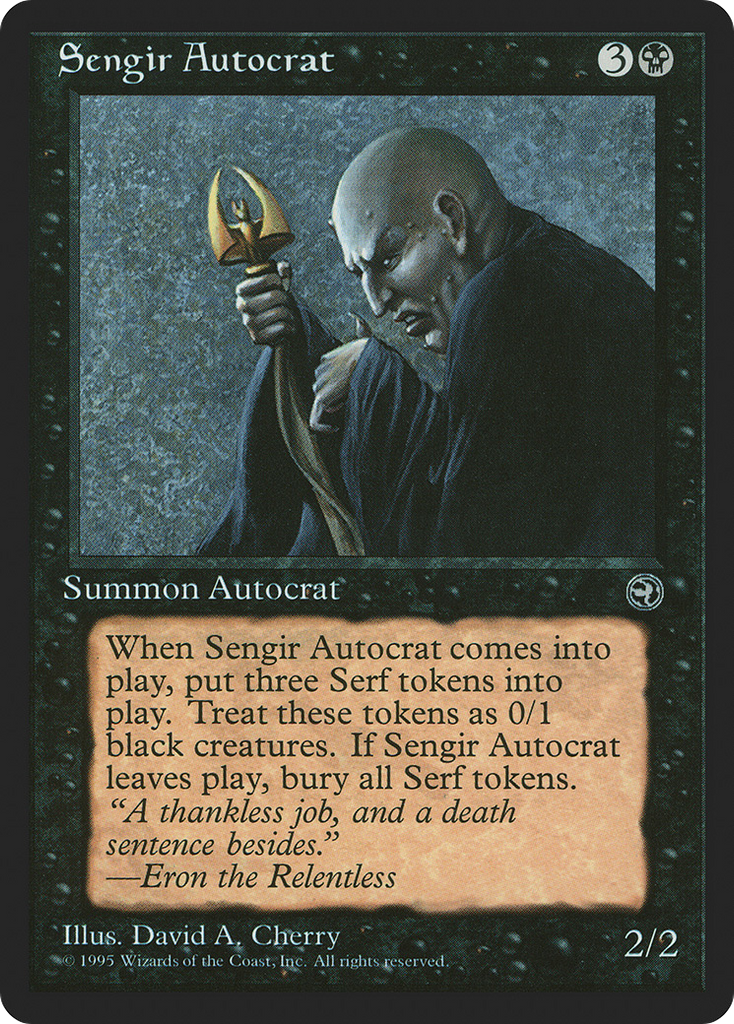 Magic: The Gathering - Sengir Autocrat - Homelands