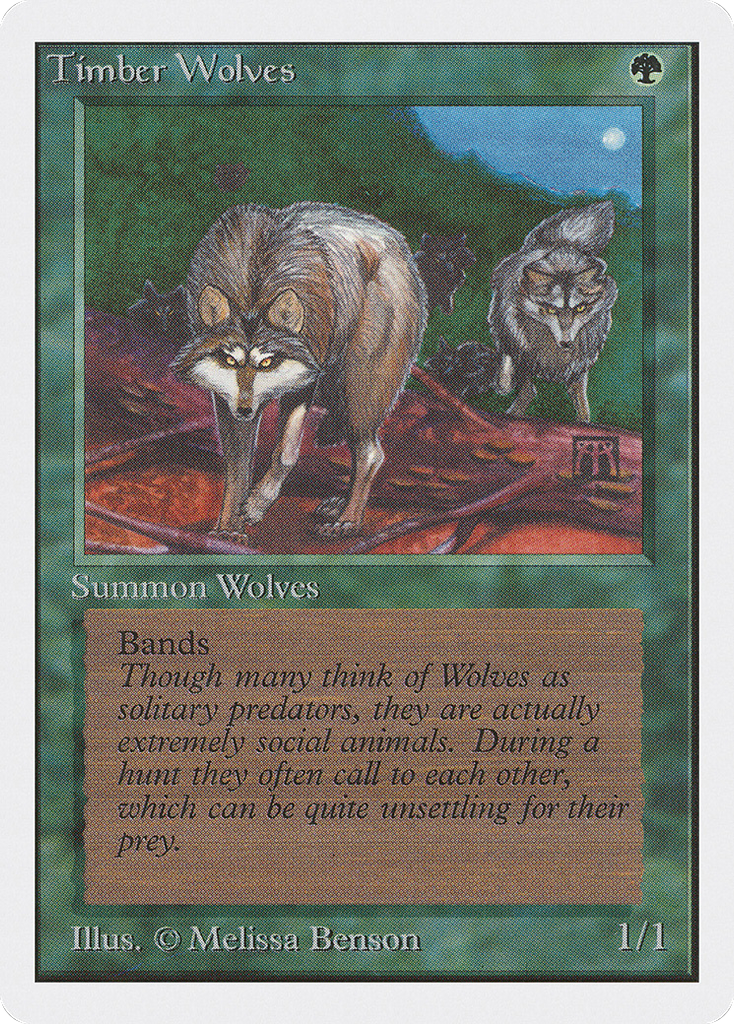 Magic: The Gathering - Timber Wolves - Unlimited Edition