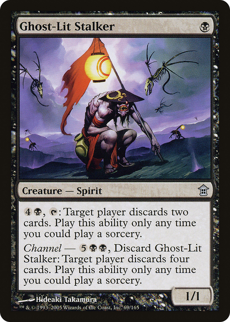 Magic: The Gathering - Ghost-Lit Stalker - Saviors of Kamigawa