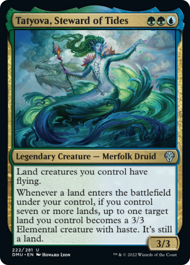 Magic: The Gathering - Tatyova, Steward of Tides Foil - Dominaria United